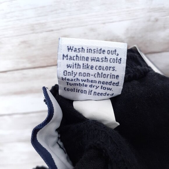 Croft & Barrow Womens Corduroy Pants Large Petite Black Pull On 985 - Picture 6 of 6